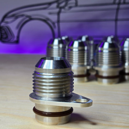 MQB/EVO4 -10AN Oil Return Block Fitting