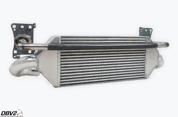 DBV2 Volkswagen MQB/EVO4 Fitment True Front Mount Intercooler + Crash Bar Kit (THE WORKS)