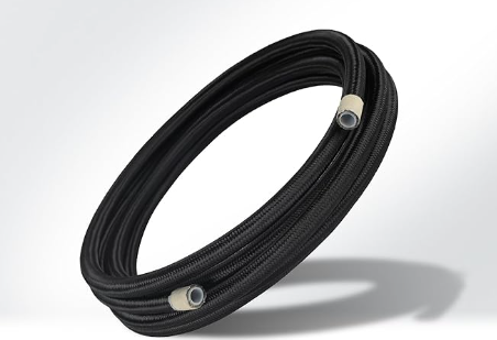 OctoMotive Universal -8AN PTFE Fuel Line Kit, -8AN E85 Nylon Braided Fuel Hose 20FT