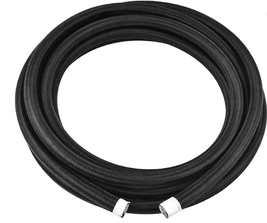 OctoMotive Universal -8AN PTFE Fuel Line Kit, -8AN E85 Nylon Braided Fuel Hose 20FT