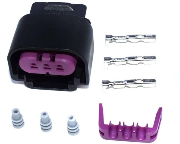 OctoMotive E85 Flex Fuel Sensor Connector Pigtail Plastic Body Flex Fuel Composition Ethanol for GM (Connector only)